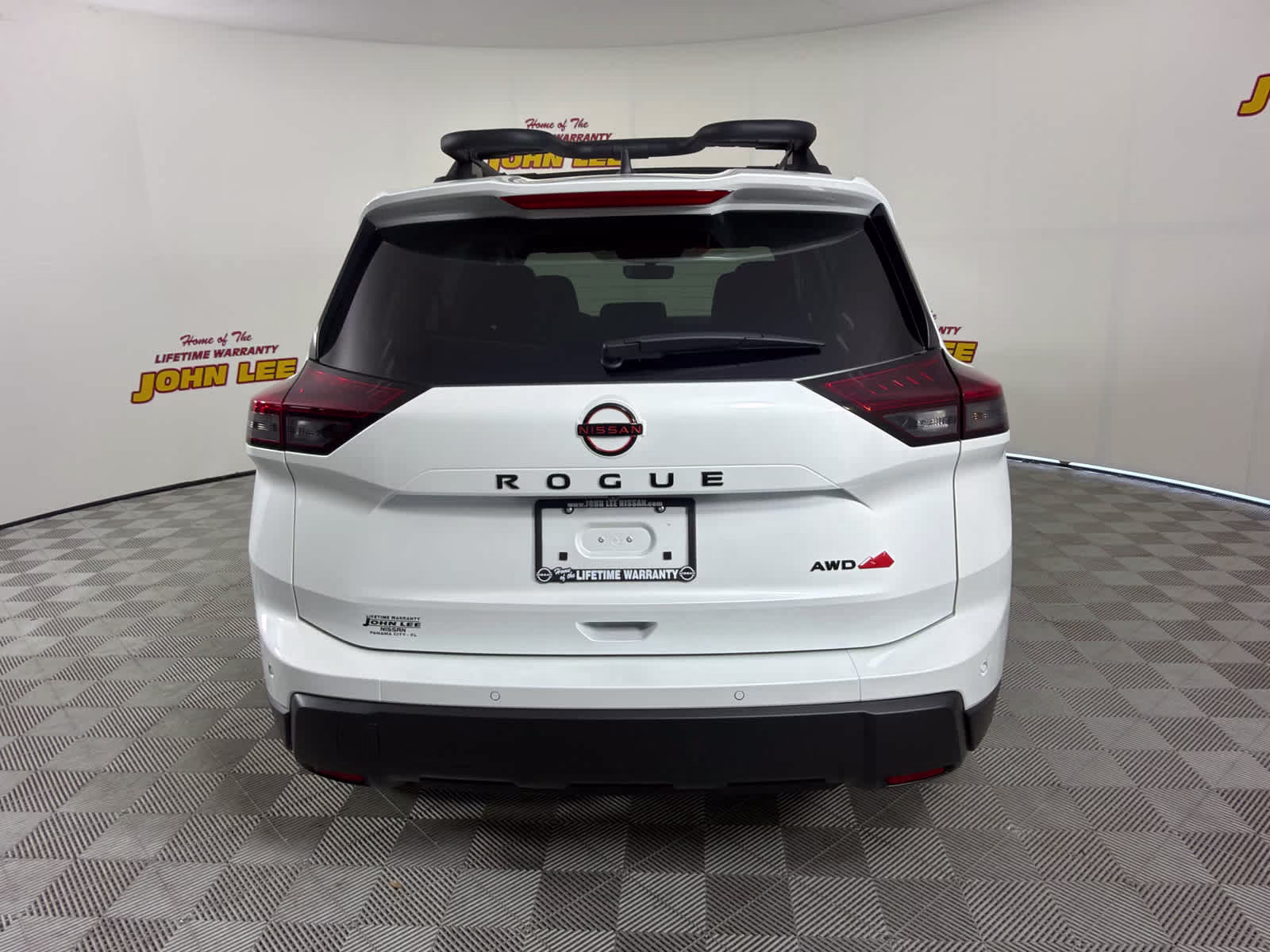 2026 Everest White Pearl Tricoat Nissan Rogue Rock Creek AWD SUV