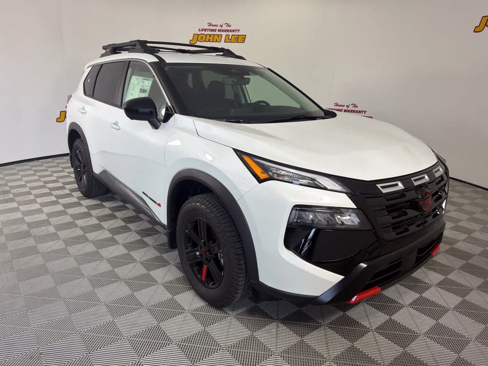 2026 Everest White Pearl Tricoat Nissan Rogue Rock Creek AWD SUV