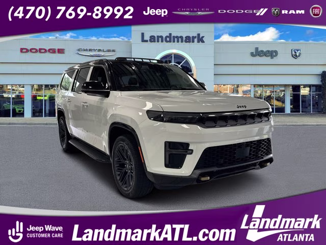2026 Bright White Clearcoat Jeep Grand Wagoneer 85th Anniversary L 4X4 SUV