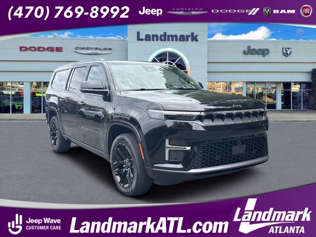 2026 High Gloss Black Jeep Grand Wagoneer Limited Reserve L 4X4 SUV