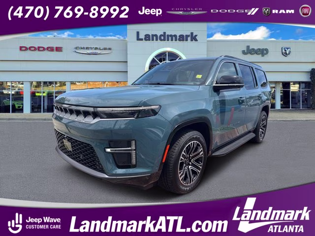 2026 Steel Blue Jeep Grand Wagoneer 4x2 RWD SUV