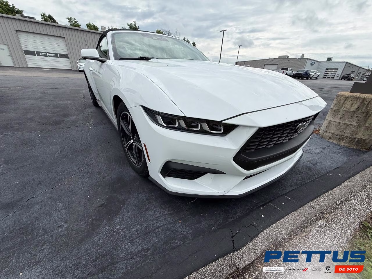 2024 WHITE Ford Mustang EcoBoost Premium RWD Convertible