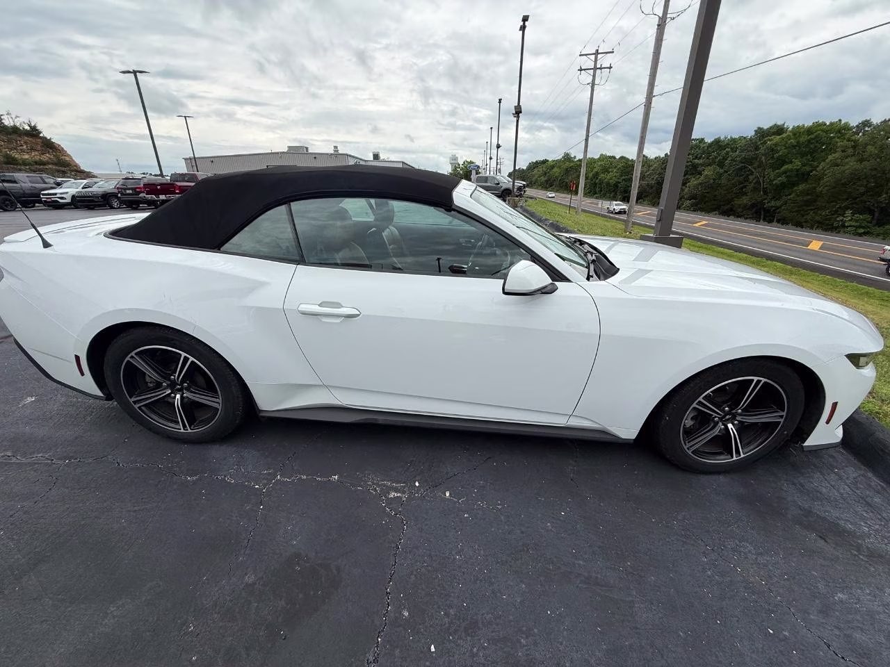 2024 WHITE Ford Mustang EcoBoost Premium RWD Convertible
