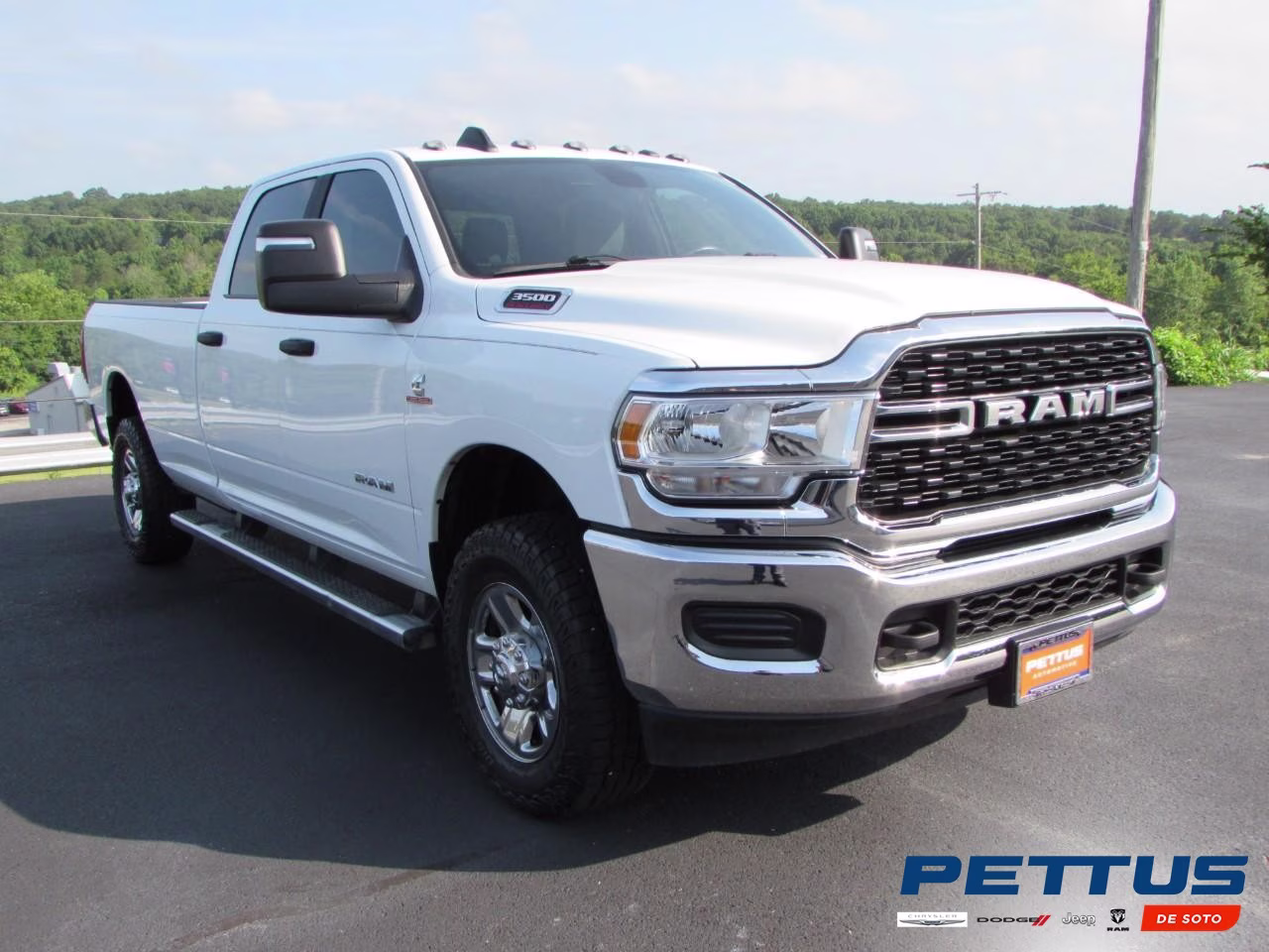2024 Bright White Clearcoat Ram 3500 Big Horn 4X4 Truck