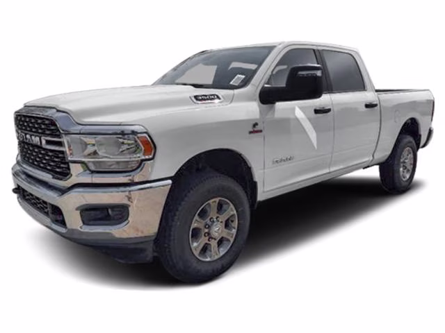 2024 white Ram 3500 Big Horn 4X4 Truck