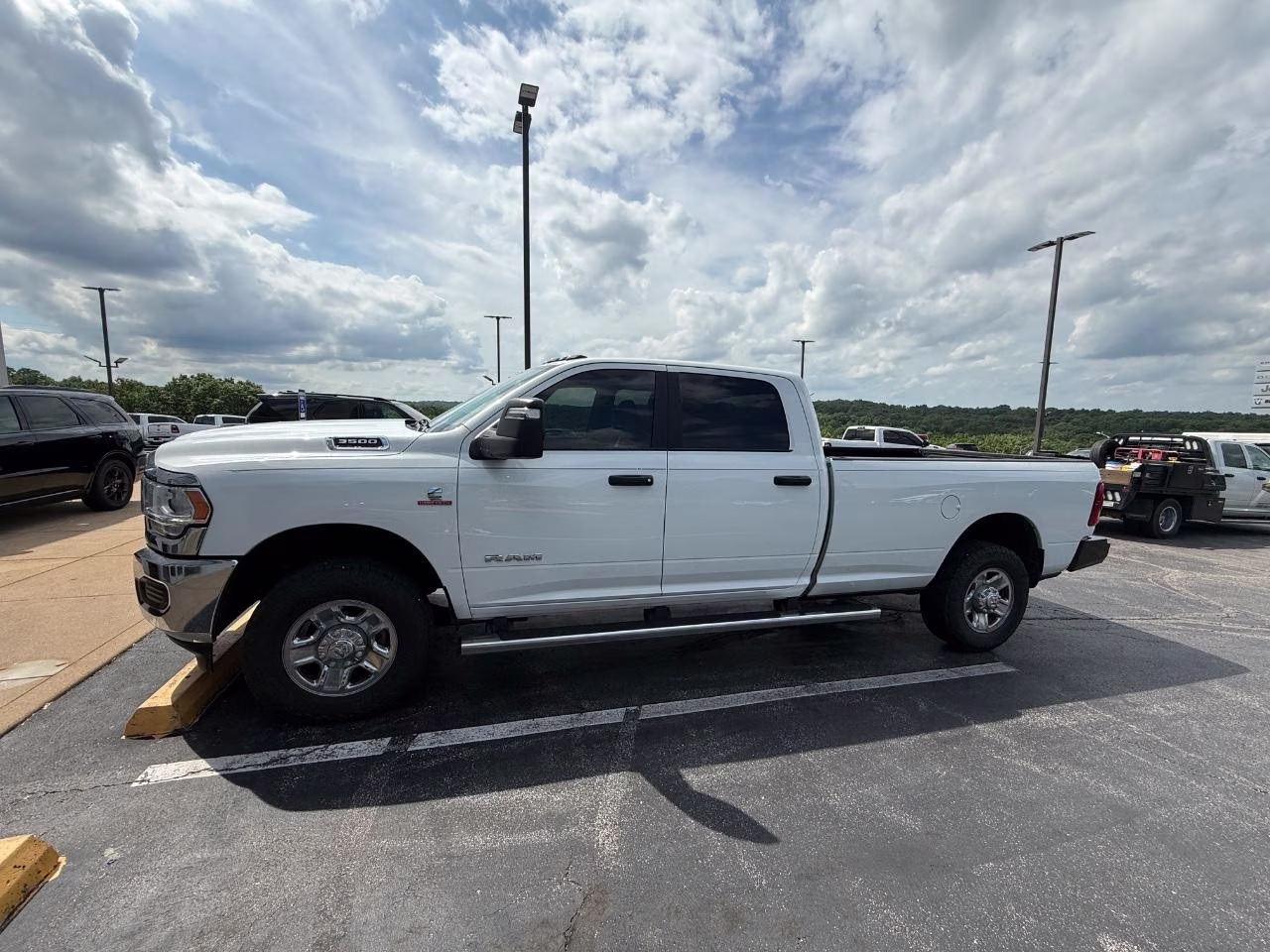 2024 white Ram 3500 Big Horn 4X4 Truck