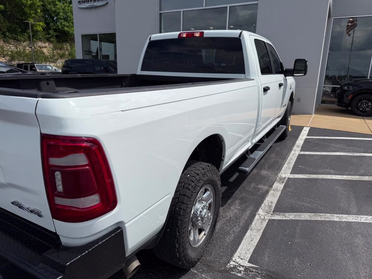 2024 white Ram 3500 Big Horn 4X4 Truck