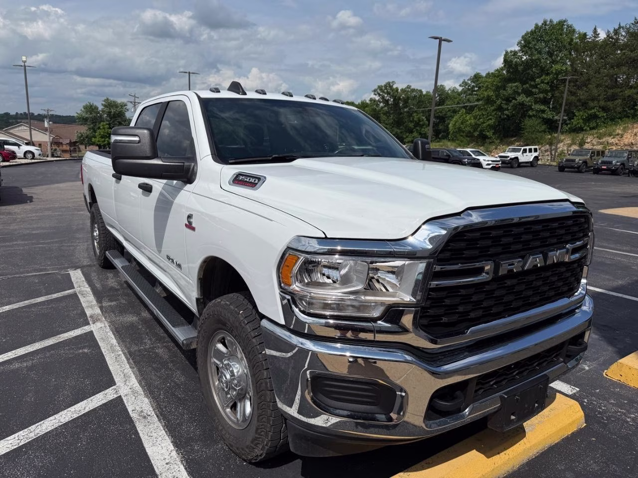 2024 white Ram 3500 Big Horn 4X4 Truck