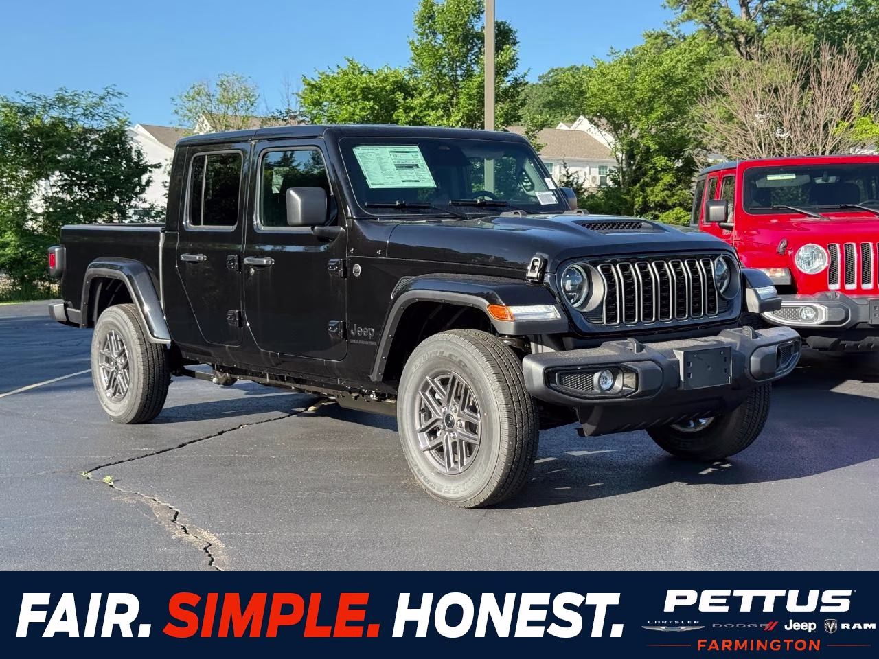 2026 Black Clearcoat Jeep Gladiator Sport S 4X4 Truck