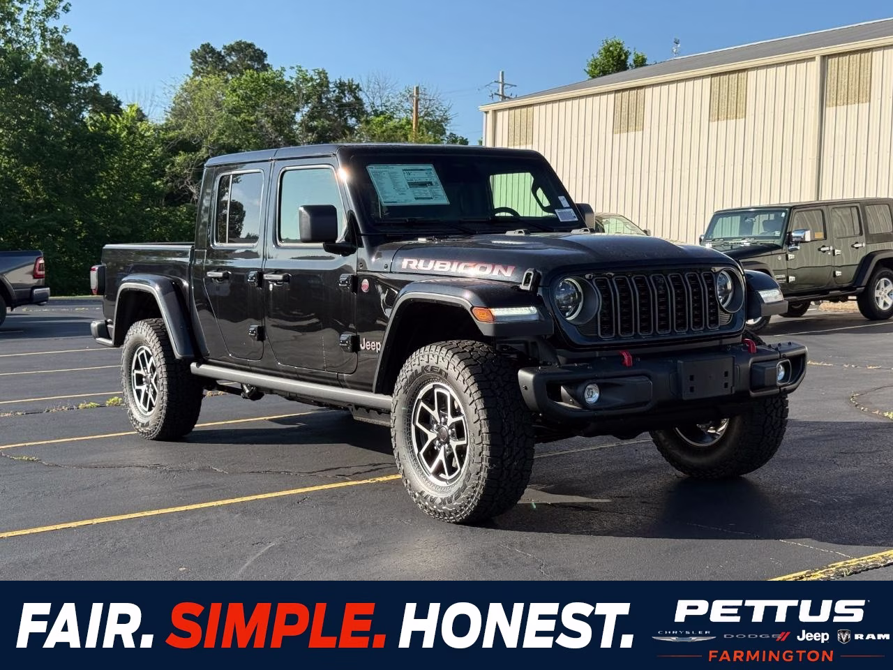 2026 Black Clearcoat Jeep Gladiator Rubicon X 4X4 Truck