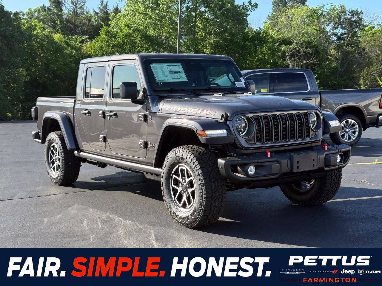 2026 Granite Crystal Metallic Clearcoat Jeep Gladiator Rubicon X 4X4 Truck