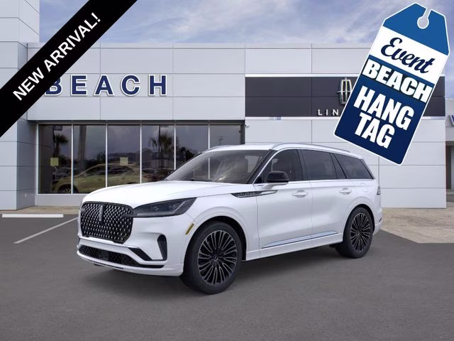 2026 Pristine White Metallic Tri-Coat Lincoln Aviator Black Label AWD 5 Door
