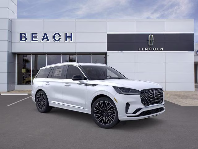 2026 Pristine White Metallic Tri-Coat Lincoln Aviator Black Label AWD 5 Door