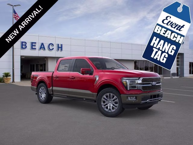 2026 Ruby Red Metallic Tinted Clearcoat Ford F-150 King Ranch 4X4 Truck