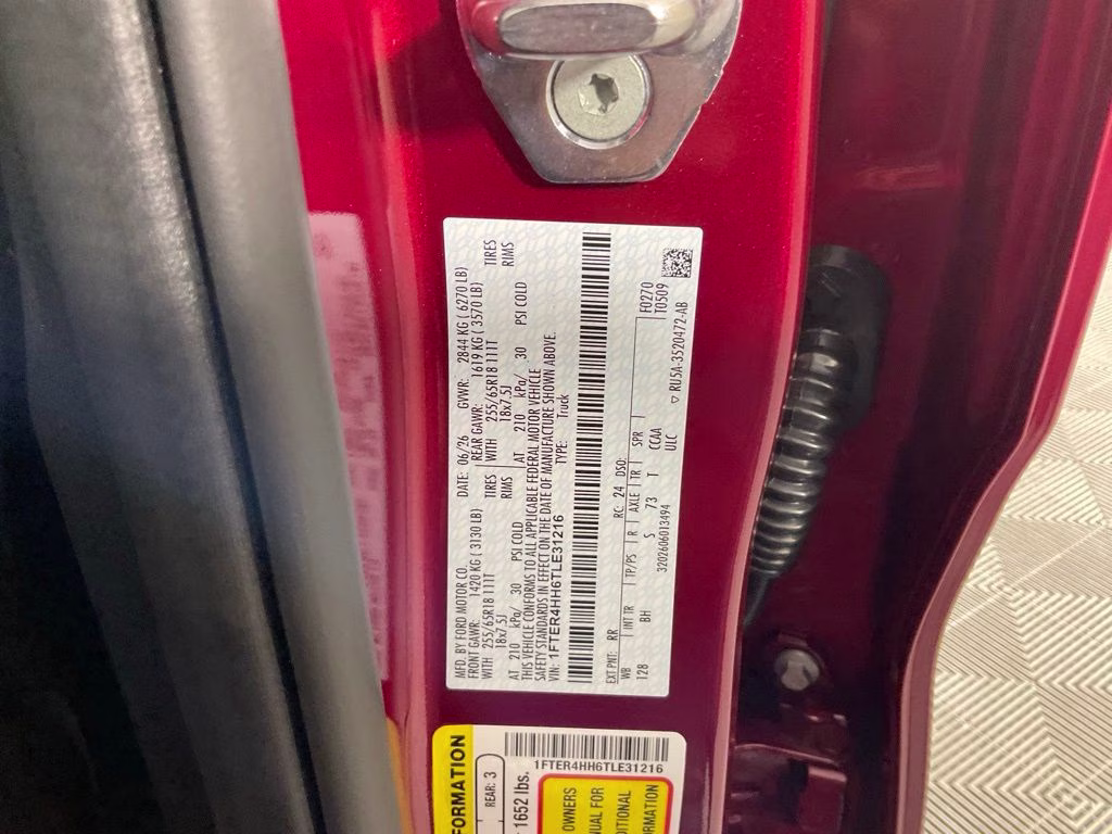 2026 Ruby Red Metallic Ford Ranger XLT 4X4 Truck