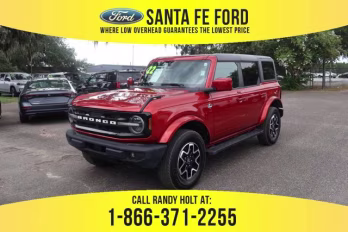 2022 Red Ford Bronco Outer Banks 4X4 Convertible