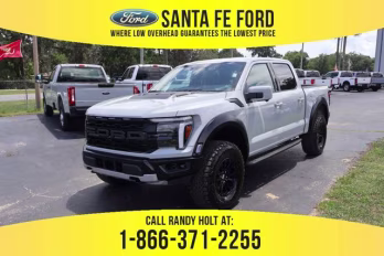 2026 White Ford F-150 Raptor 4X4 Truck