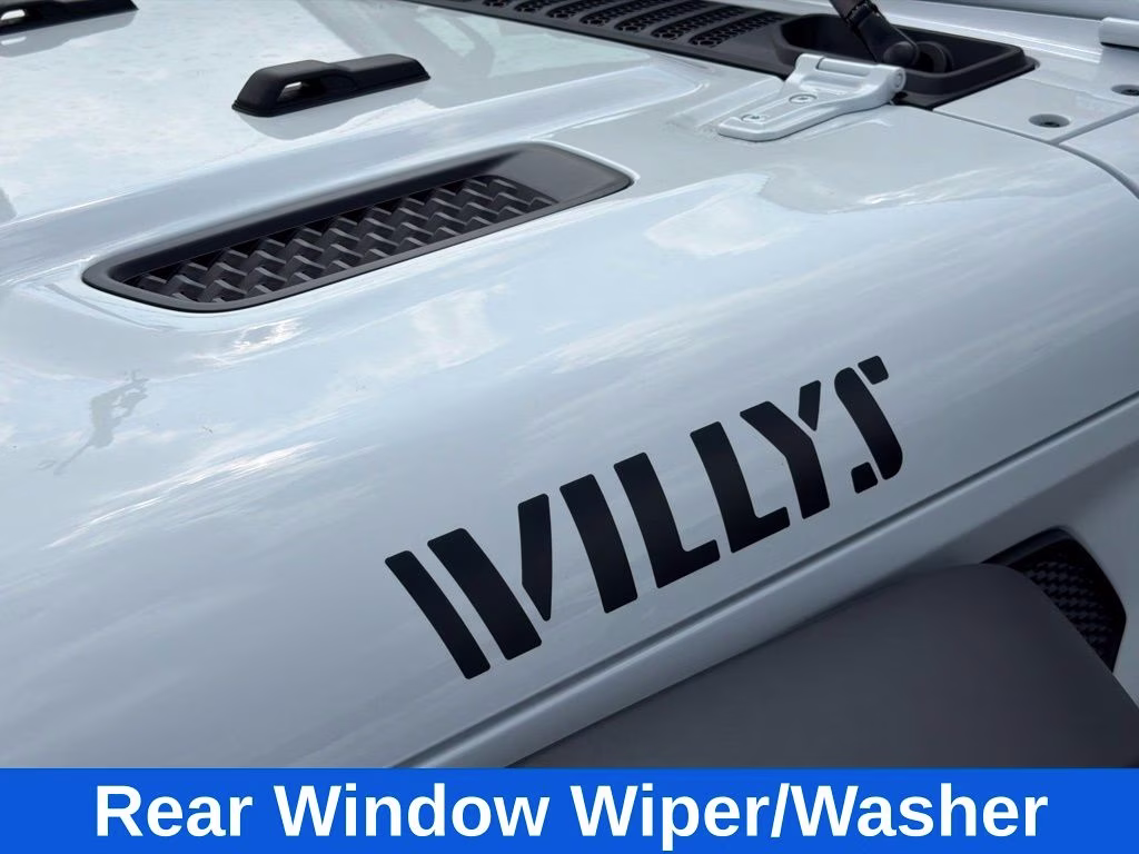 2026 Bright White Clearcoat Jeep Wrangler Willys 4X4 SUV