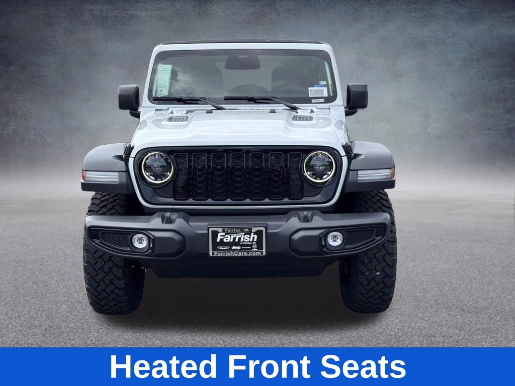 2026 Bright White Clearcoat Jeep Wrangler Willys 4X4 SUV