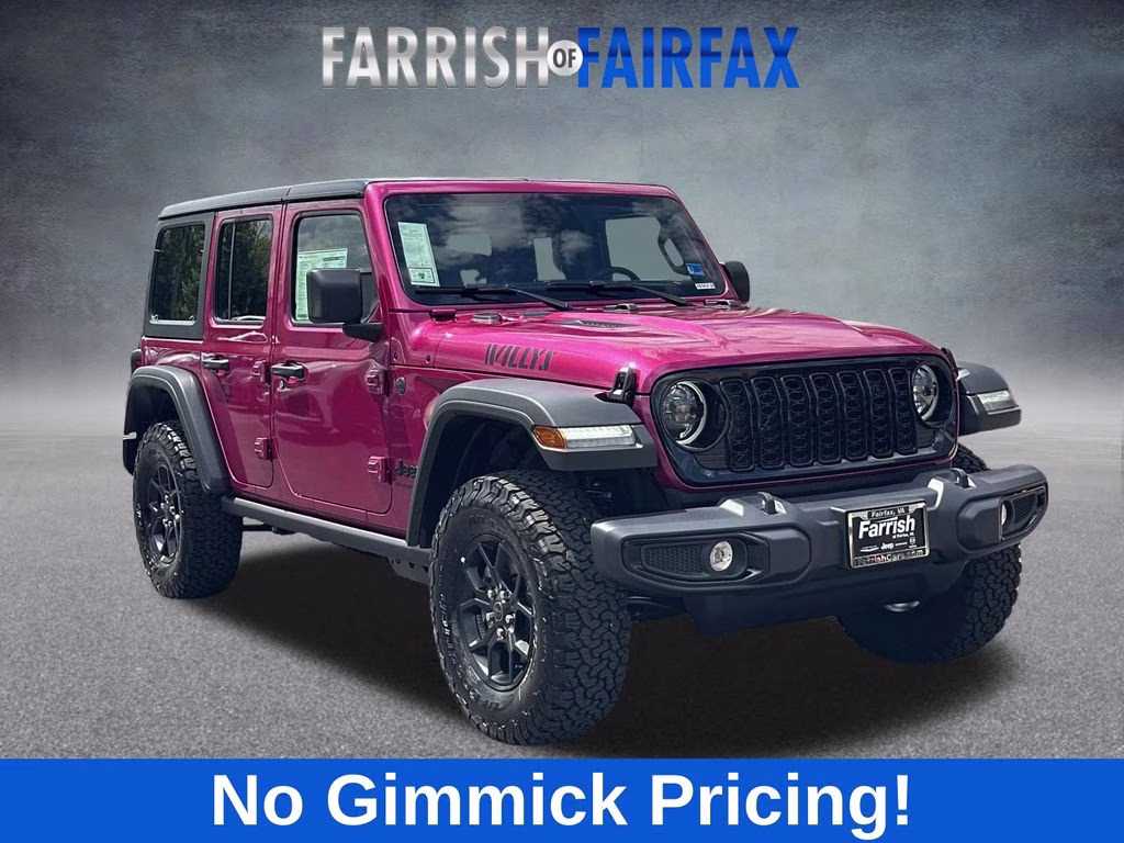 2026 Tuscadero Pearlcoat Jeep Wrangler Willys 4X4 SUV
