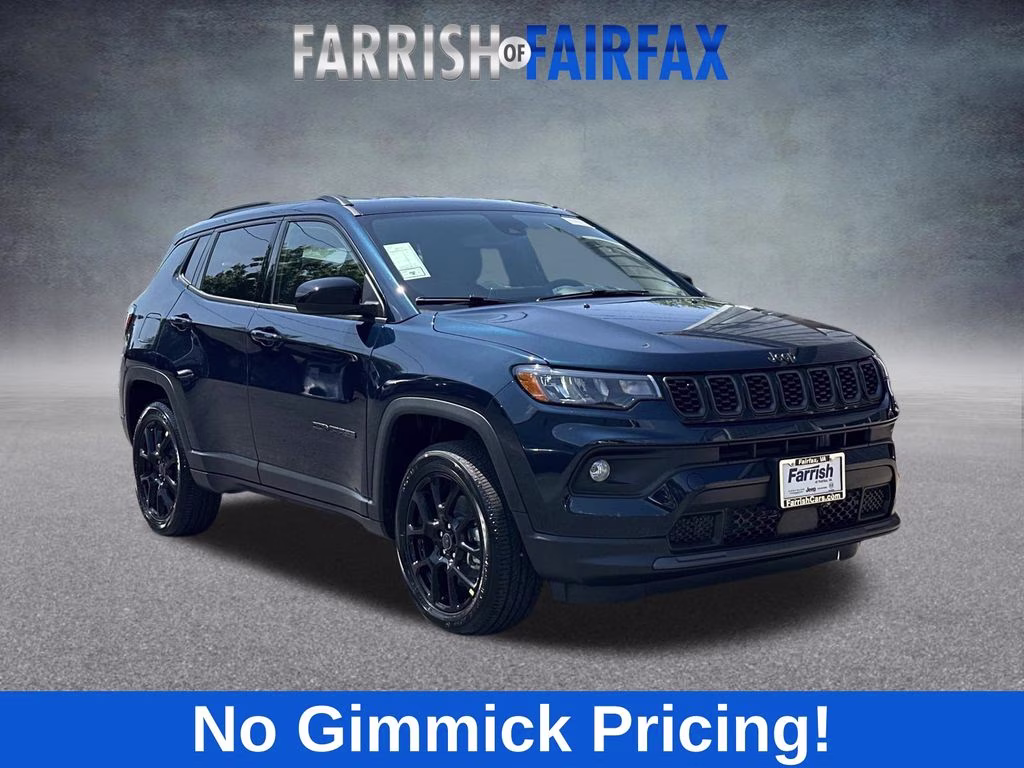 2026 Fathom Blue Pearl Coat Jeep Compass Latitude 4X4 SUV