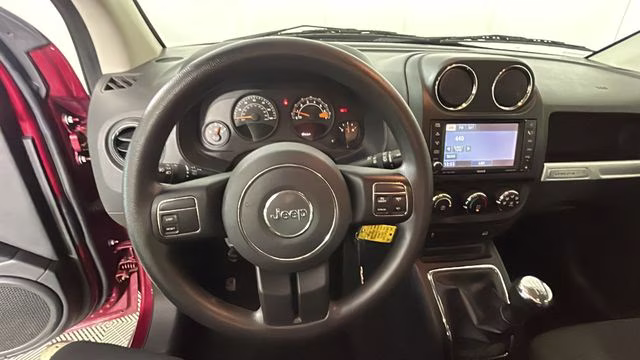 2014 Deep Cherry Red Crystal Pearlcoat Jeep Compass Sport 4X4 SUV