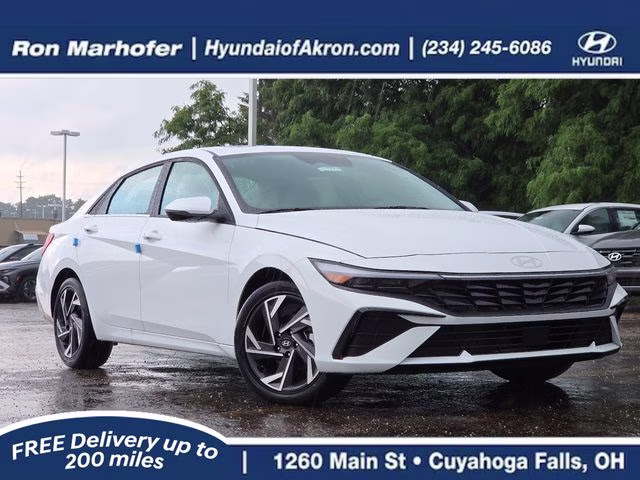 2026 Serenity White Pearl Hyundai Elantra Limited FWD Sedan
