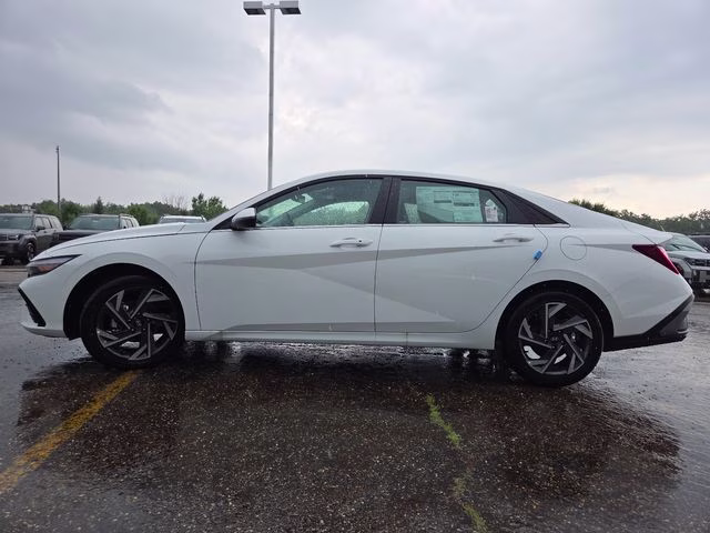 2026 Serenity White Pearl Hyundai Elantra Limited FWD Sedan