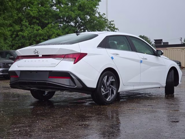 2026 Serenity White Pearl Hyundai Elantra Limited FWD Sedan