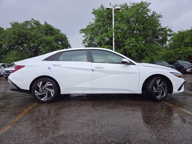 2026 Serenity White Pearl Hyundai Elantra Limited FWD Sedan