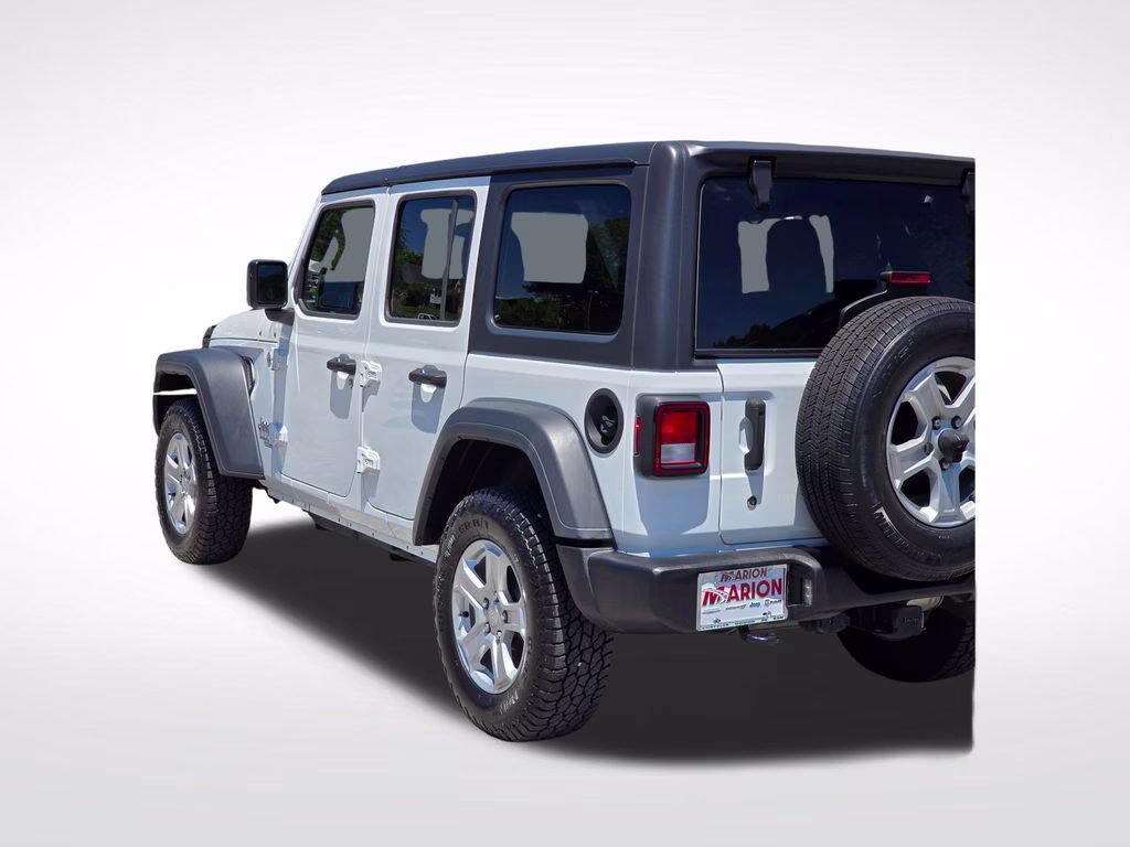 2018 Bright White Clearcoat Jeep Wrangler Unlimited Sport S 4X4 SUV