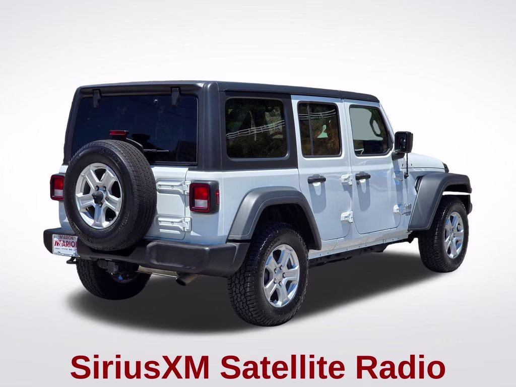 2018 Bright White Clearcoat Jeep Wrangler Unlimited Sport S 4X4 SUV