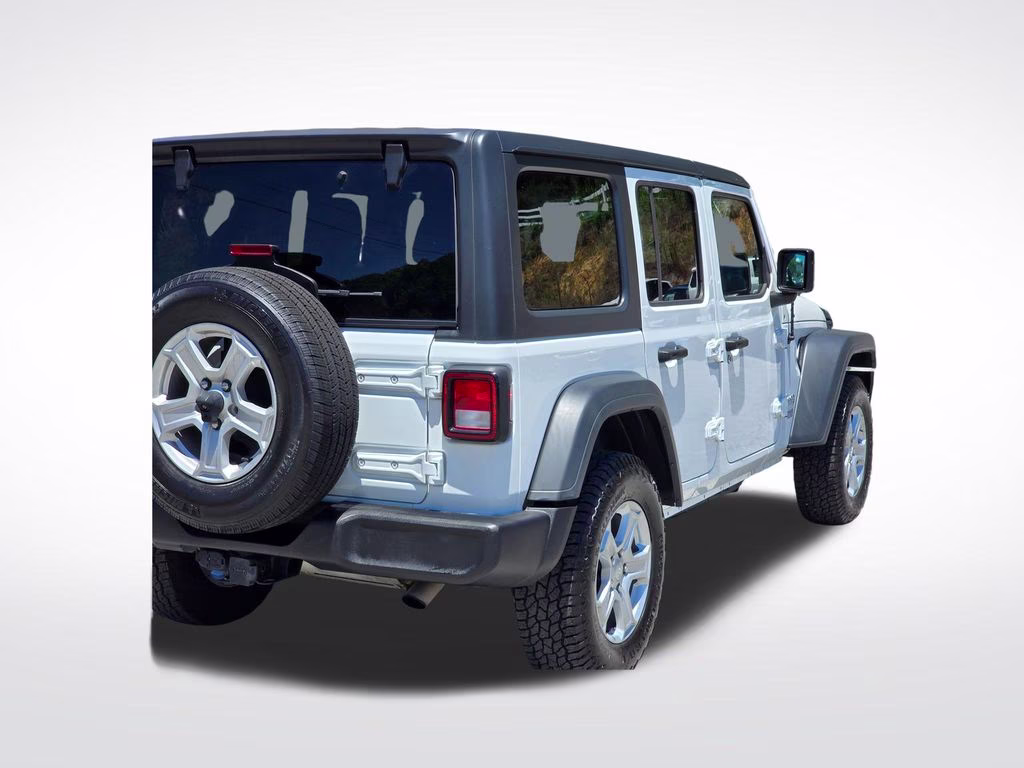 2018 Bright White Clearcoat Jeep Wrangler Unlimited Sport S 4X4 SUV