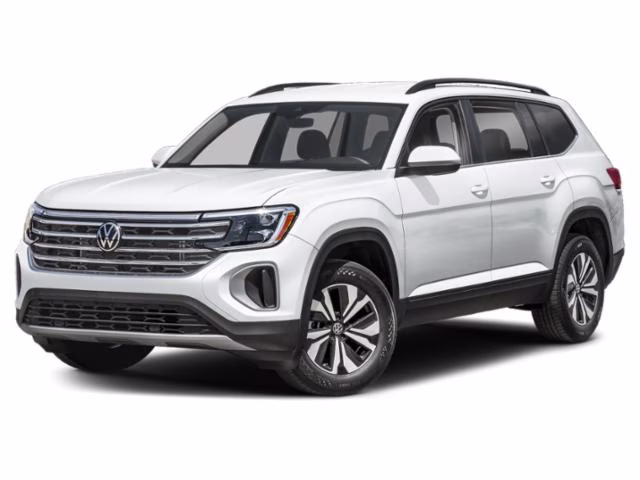 2024 Pure White Volkswagen Atlas 2.0T SE w/Technology FWD SUV
