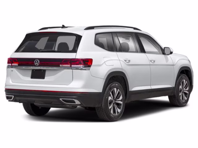 2024 Pure White Volkswagen Atlas 2.0T SE w/Technology FWD SUV