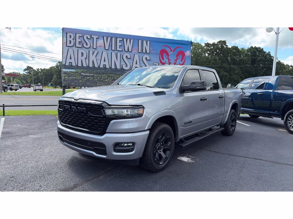 2025 Billet Silver Metallic Clearcoat Ram 1500 Big Horn 4X4 Truck