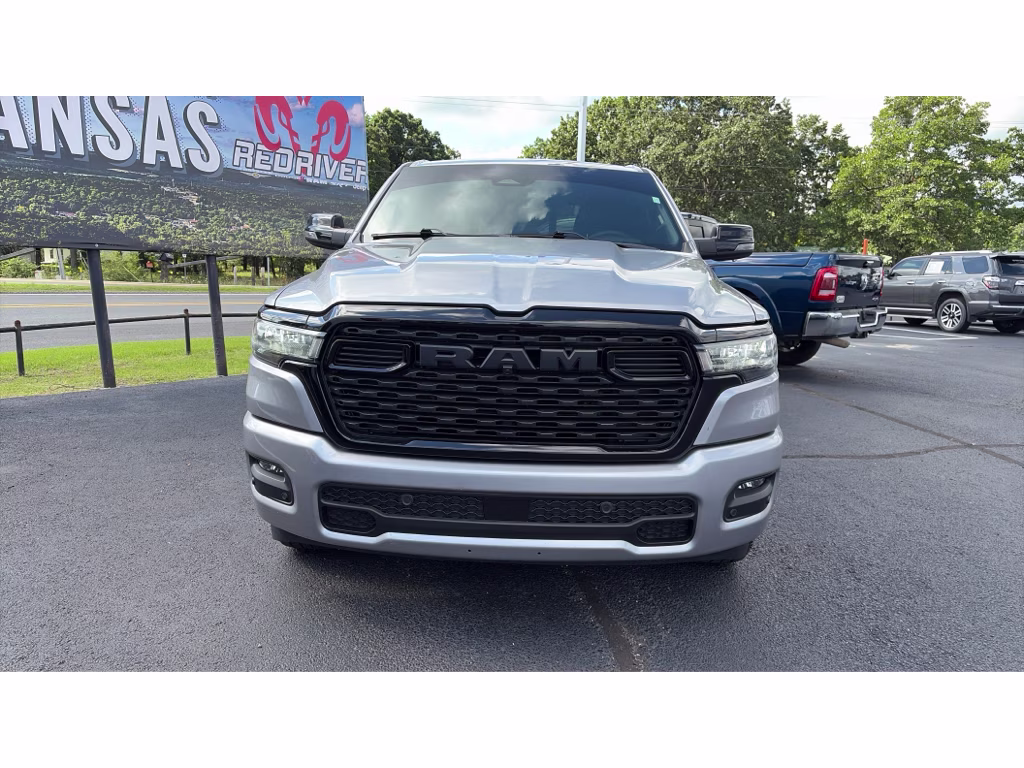 2025 Billet Silver Metallic Clearcoat Ram 1500 Big Horn 4X4 Truck
