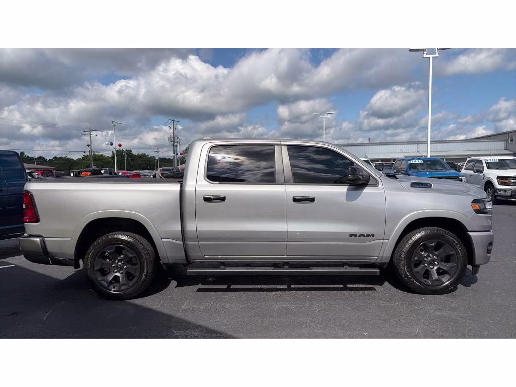 2025 Billet Silver Metallic Clearcoat Ram 1500 Big Horn 4X4 Truck