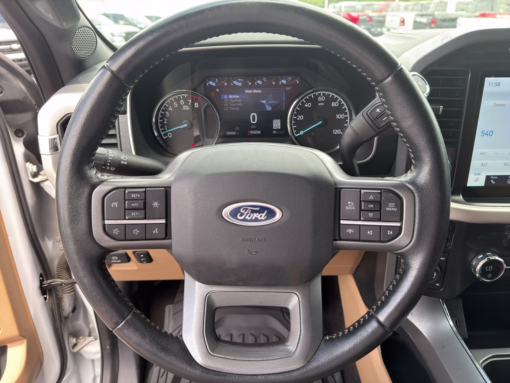 2021 Space White Metallic Ford F-150 XLT 4X4 Truck