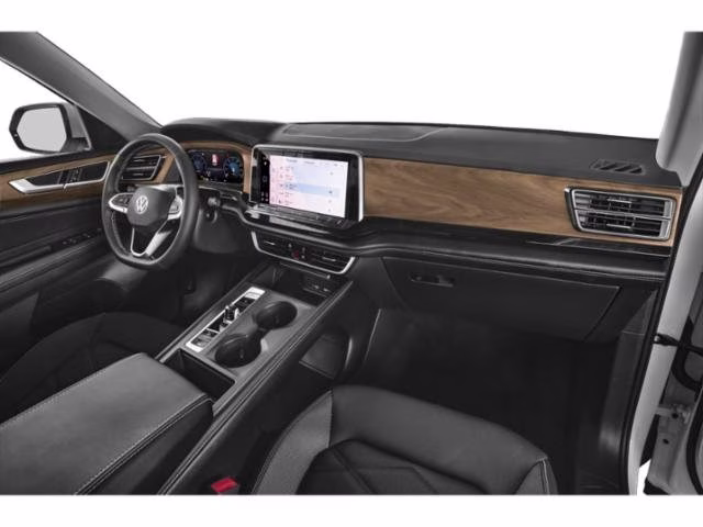 2025 Deep Black Pearl Volkswagen Atlas 2.0T SE w/Technology FWD SUV