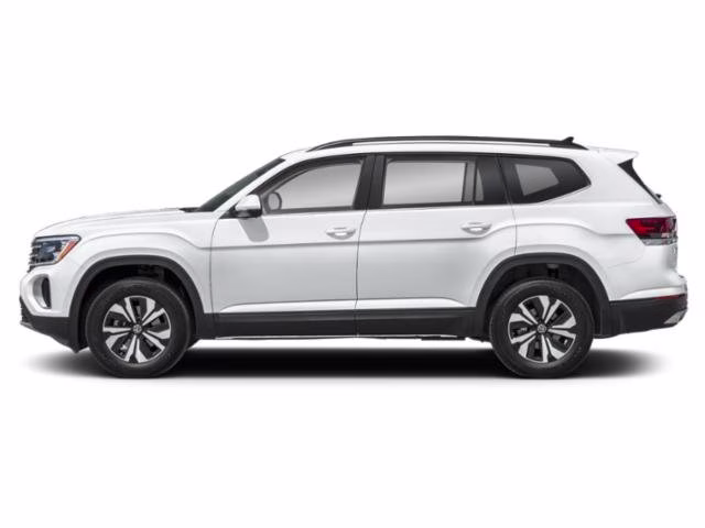 2025 Deep Black Pearl Volkswagen Atlas 2.0T SE w/Technology FWD SUV