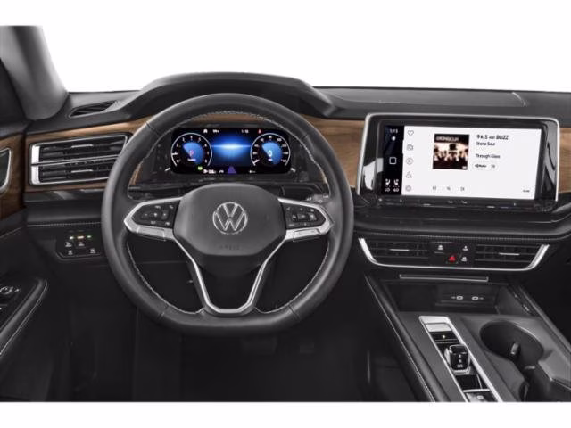 2025 Deep Black Pearl Volkswagen Atlas 2.0T SE w/Technology FWD SUV