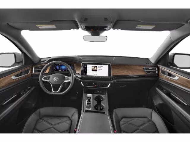 2025 Deep Black Pearl Volkswagen Atlas 2.0T SE w/Technology FWD SUV