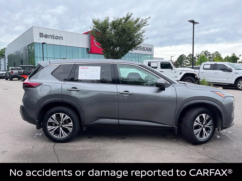 2021 Gun Metallic Nissan Rogue SV AWD SUV
