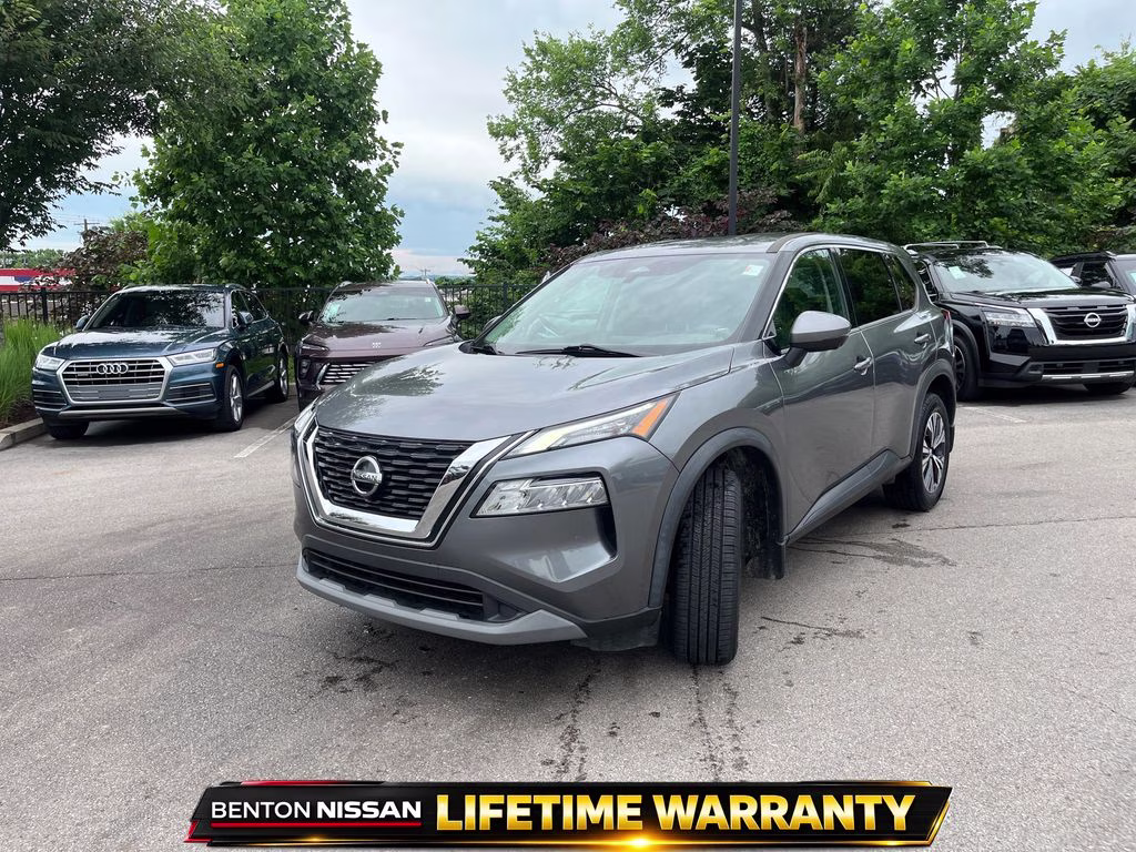 2021 Gun Metallic Nissan Rogue SV AWD SUV