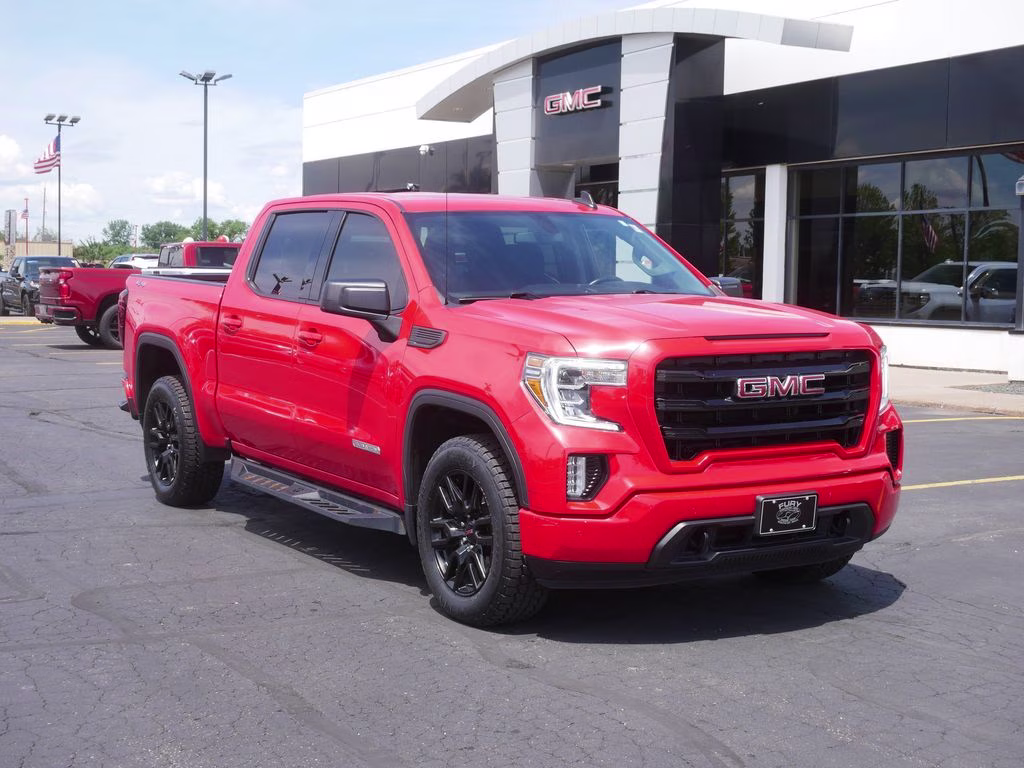 2021 Cardinal Red GMC Sierra 1500 Elevation 4X4 Truck