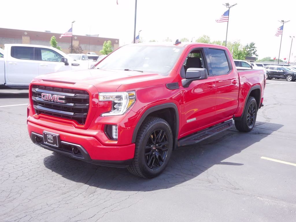 2021 Cardinal Red GMC Sierra 1500 Elevation 4X4 Truck