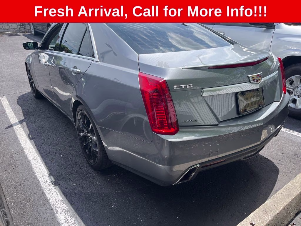 2019 Satin Steel Metallic Cadillac CTS 2.0L Turbo Luxury AWD Sedan
