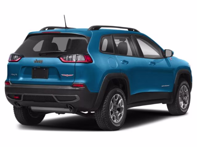 2021 Hydro Blue Pearlcoat Jeep Cherokee Trailhawk 4X4 SUV