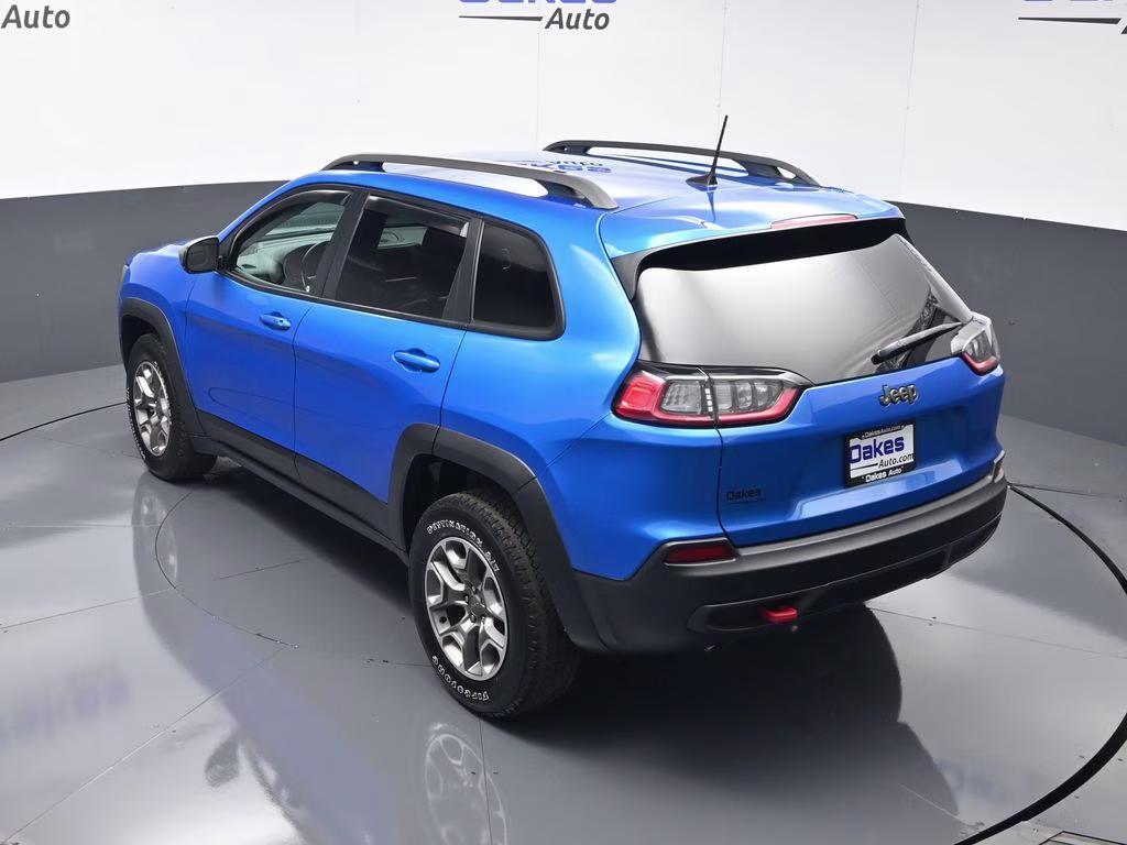2021 Hydro Blue Pearlcoat Jeep Cherokee Trailhawk 4X4 SUV